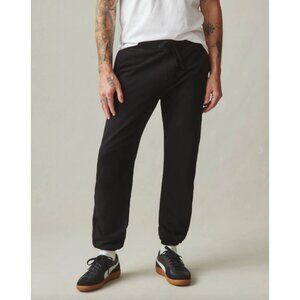 NWOT American Giant Mens Large Black‎ Classic Sweatpant Fleece Lined USA Comfort